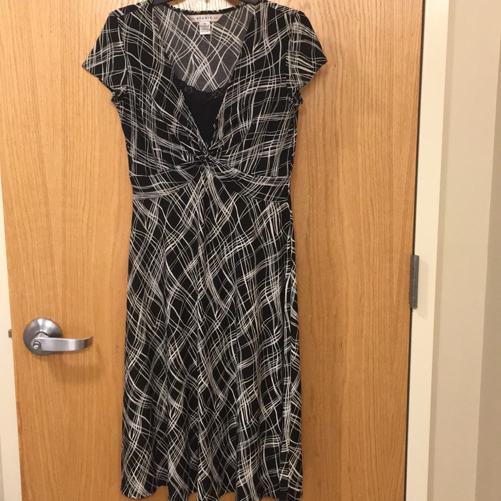 Black and white dress
